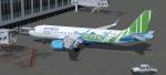 FSX/P3D Airbus A320NEO Bamboo Airways 'Fly Green' package